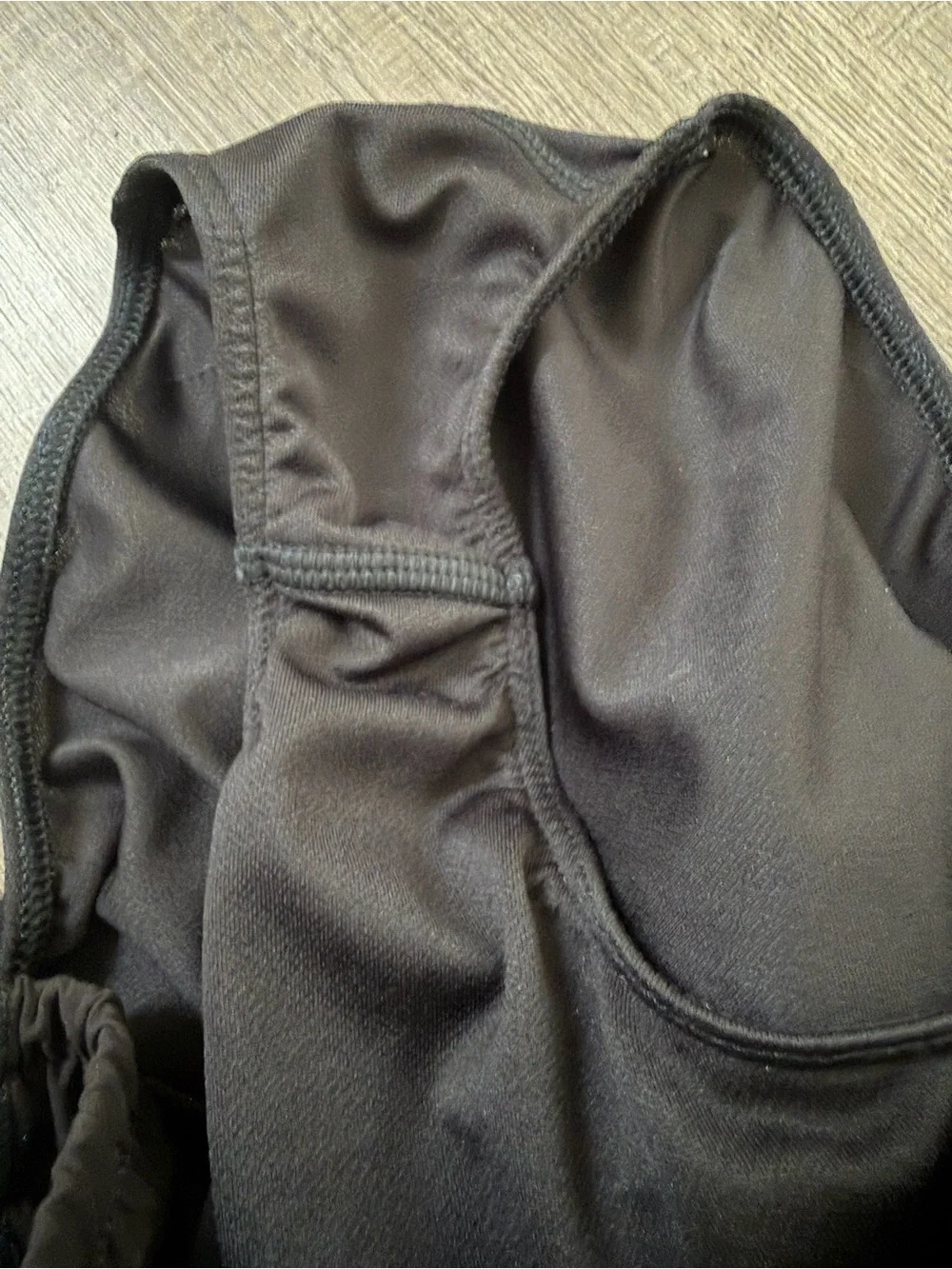 Athleta Black Girls' Running Shorts with Zipper Pocket